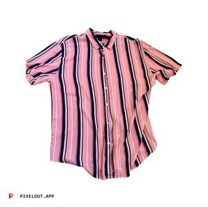Forever 21 Pink and Blue striped shirt ( Button down)